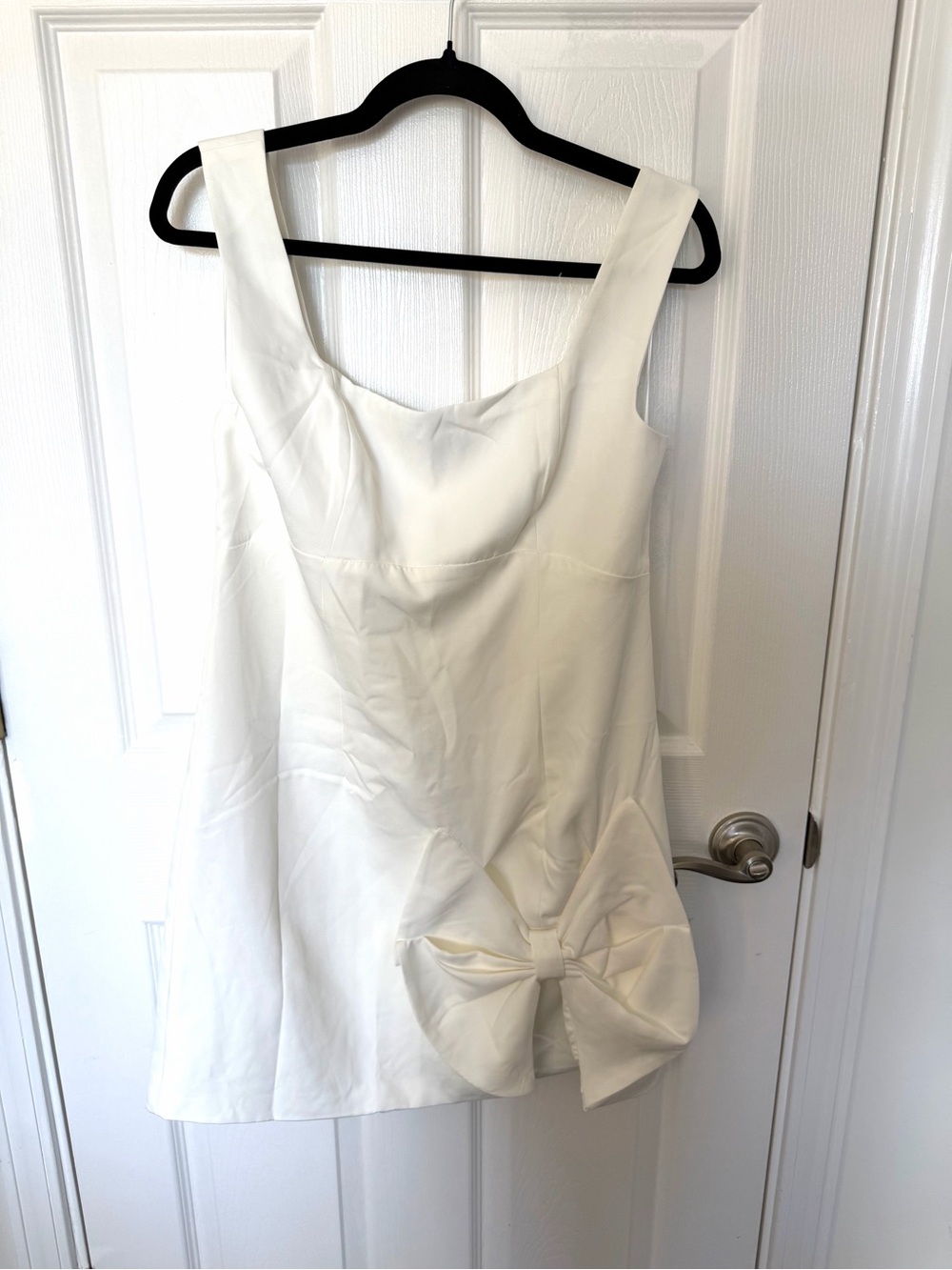 Heyson Ivory Mini Dress with Statement Bow